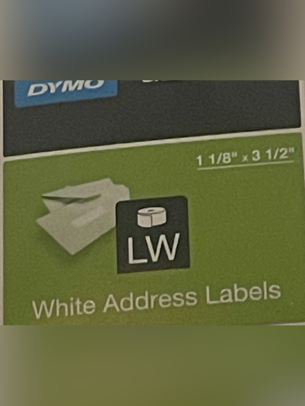 LW White Address Label Roll Sticker, 520 total labels, 260 per roll